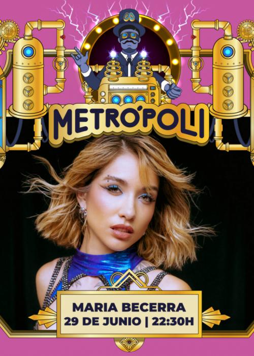 Cartel de Maria Becerra + Carlos Ares en Gijón