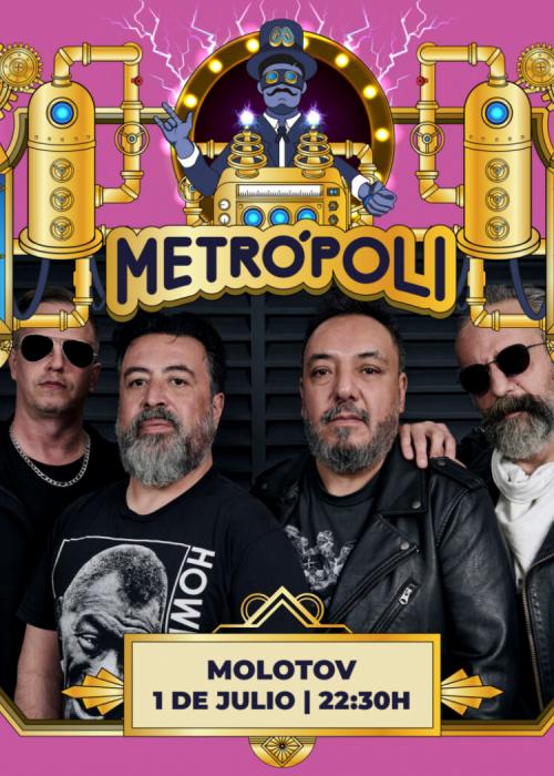 Cartel de Concierto de Molotov en Gijón