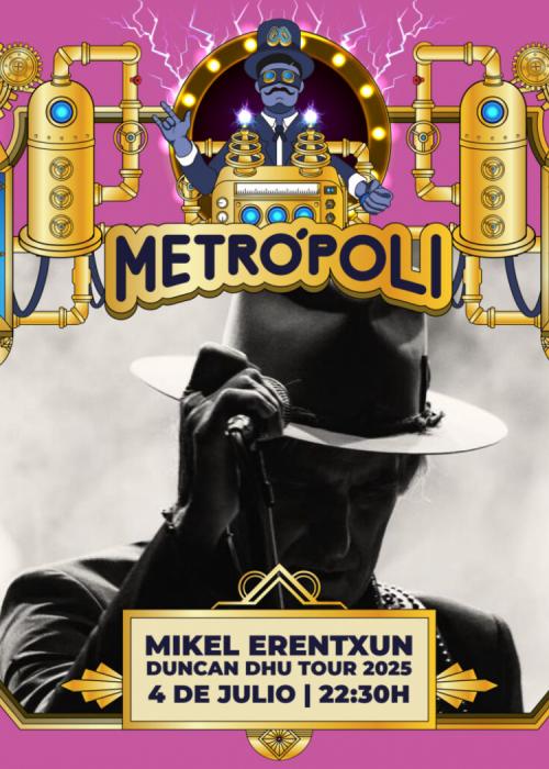 Cartel de Duncan Dhu + Paula Koops en Gijón