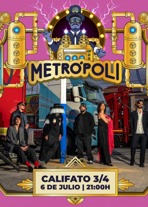 Cartel de Concierto de Califato ¾ en Gijón