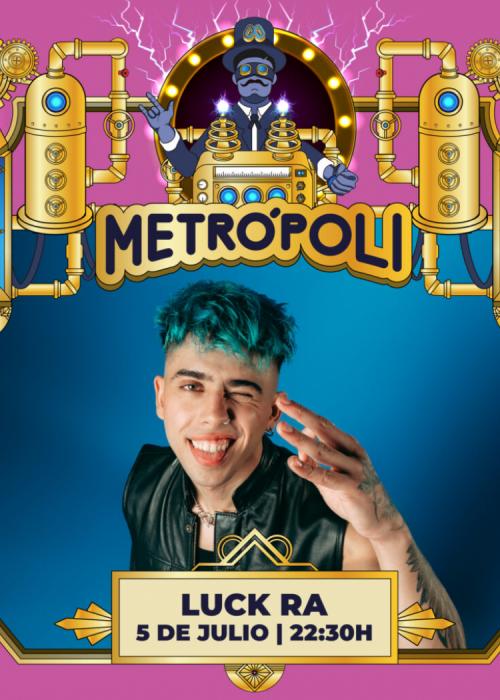 Cartel de Luck Ra + Ramma en Gijón