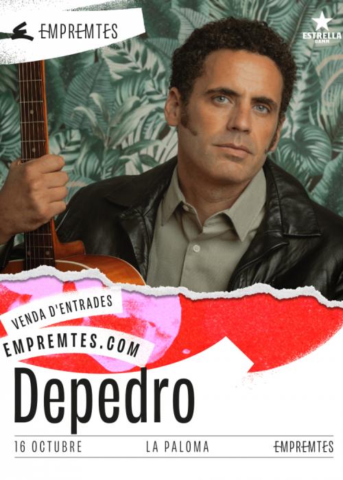 Cartel de Concierto de Depedro en Barcelona