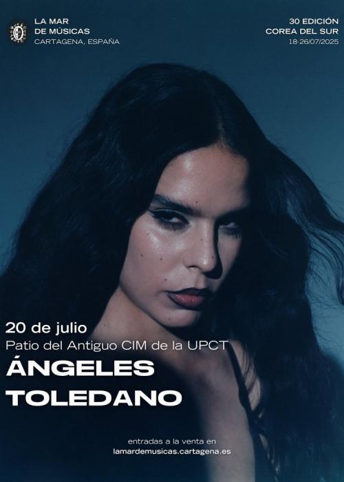 Cartel de Concierto de Ángeles Toledano en Cartagena