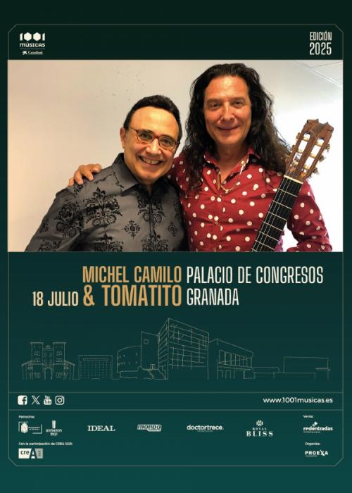 Cartel de Concierto de Michel Camilo + Tomatito en Granada