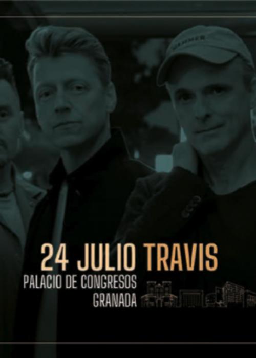 Cartel de Concierto de Travis en Granada