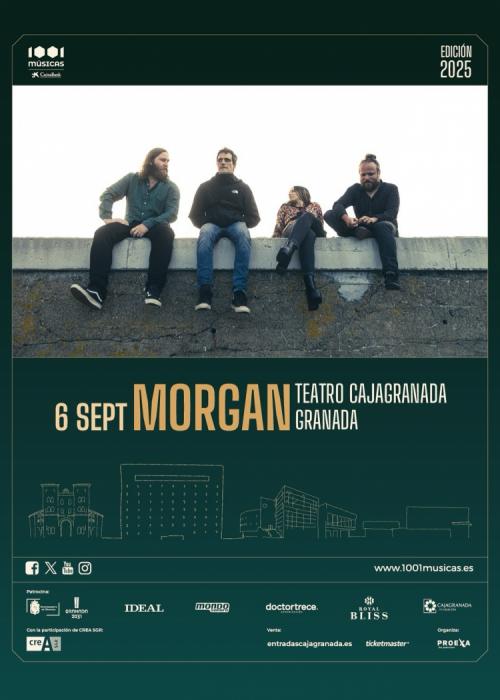 Cartel de Concierto de Morgan en Granada