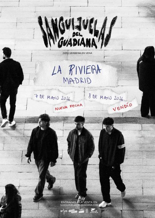 Cartel de Sanguijuelas del Guadiana en Madrid (Segunda Fecha)