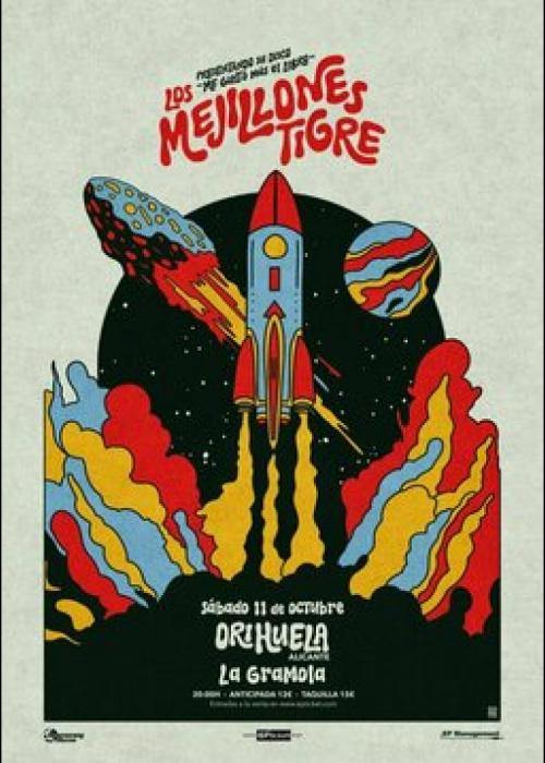 Cartel de Los Mejillones Tigre en Orihuela - Alicante