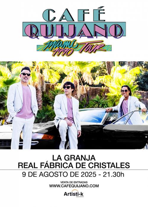 Cartel de Concierto de Café Quijano en Segovia