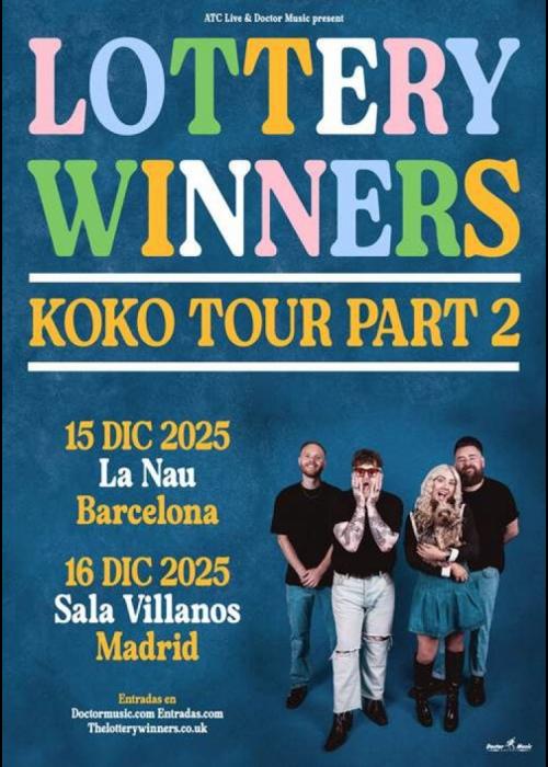 Cartel de The Lottery Winners en Madrid