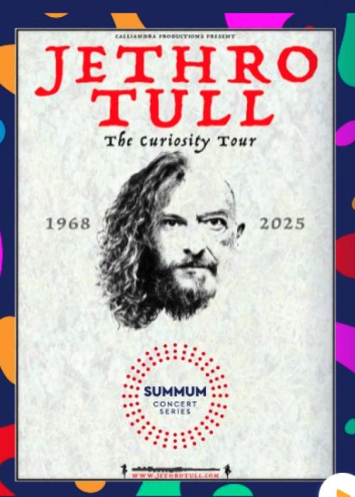Cartel de Concierto de Jethro Tull en Madrid