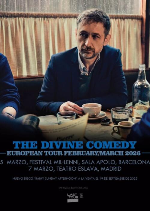 Cartel de The Divine Comedy en Barcelona