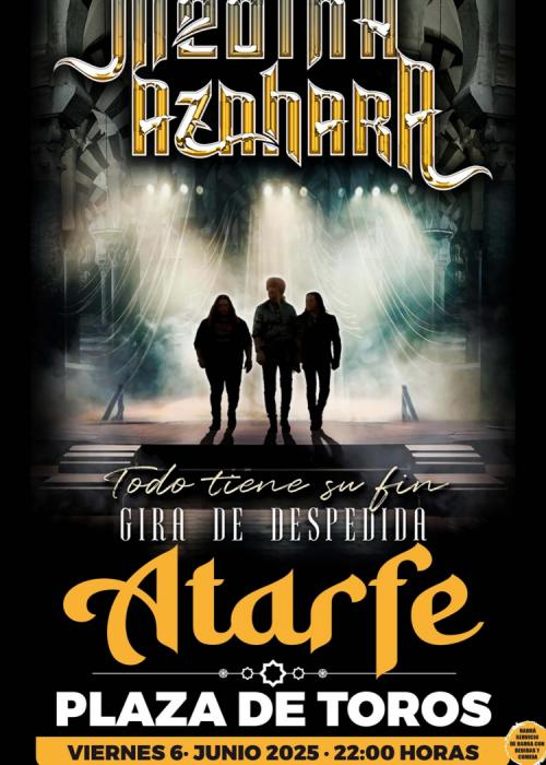 Cartel de Concierto de Medina Azahara en Atarfe - Granada