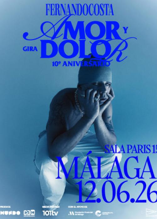 Cartel de Concierto de Fernandocosta en Málaga