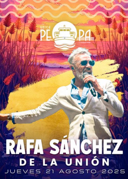Cartel de Concierto de Rafa Sánchez en Sanlúcar de Barameda