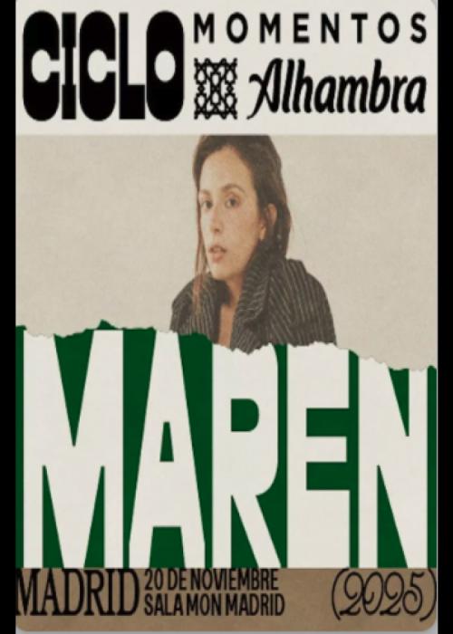 Cartel de Concierto de Maren en Madrid