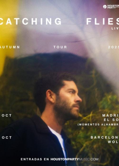 Cartel de Concierto de Catching Flies en Barcelona