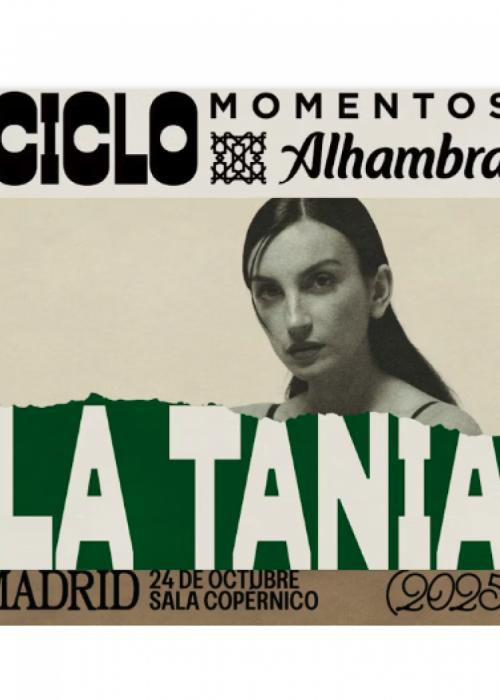 Cartel de Concierto de La Tania en Madrid