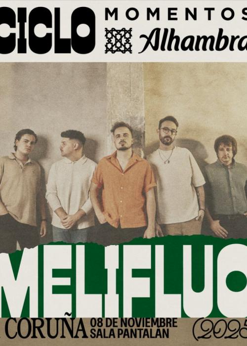 Cartel de Concierto de Melifluo en A Coruña