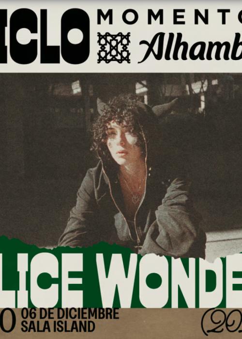 Cartel de Concierto de Alice Wonder en Vigo