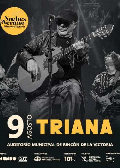 Cartel de Concierto de Triana en Málaga