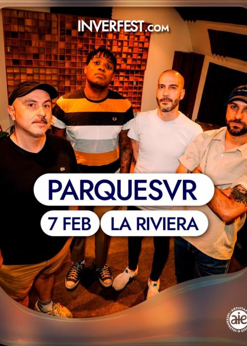 Cartel de Concierto de Parquesvr en Madrid