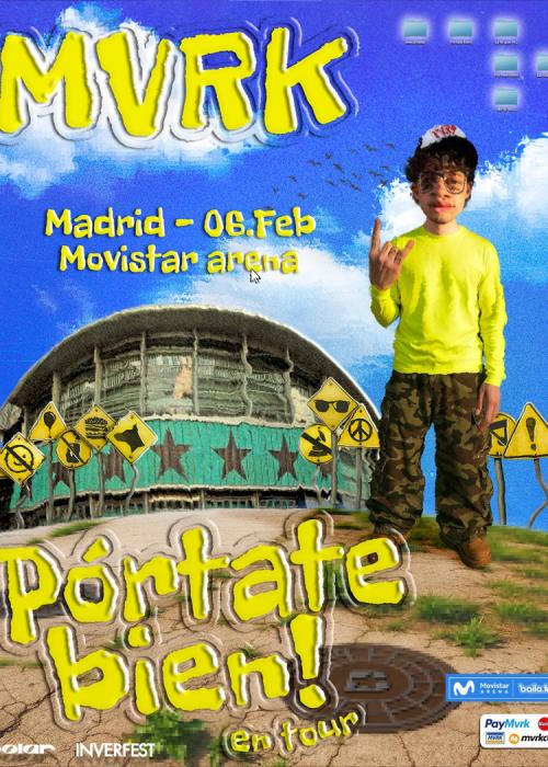 Cartel de Concierto de MVRK en Madrid