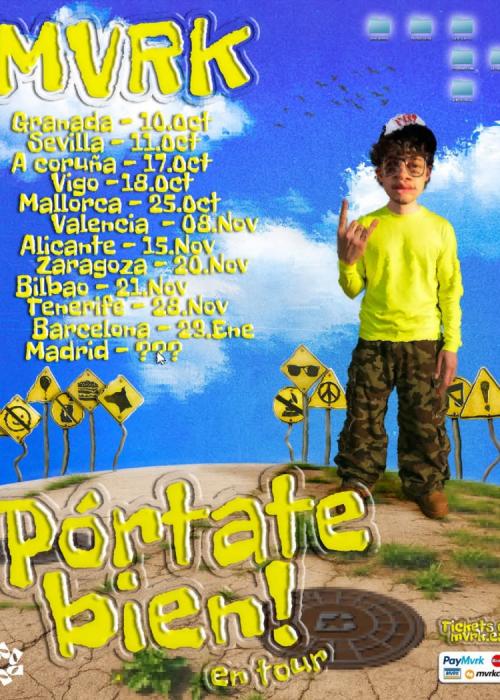 Cartel de Concierto de MVRK en Barcelona