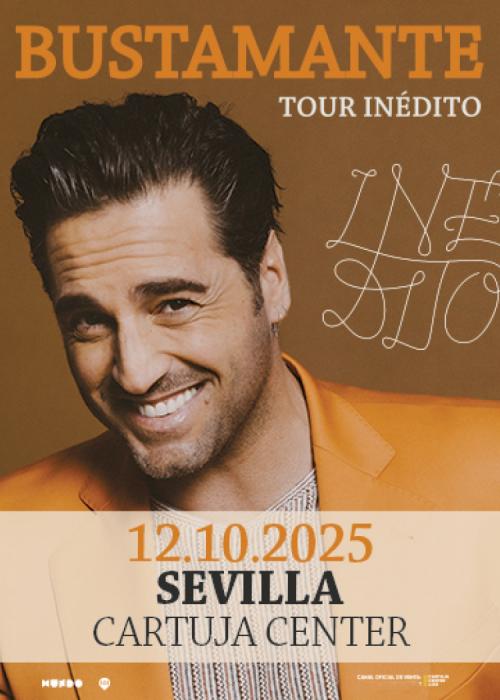 Cartel de Concierto de David Bustamante en Sevilla