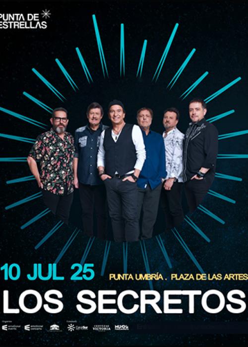 Cartel de Concierto de Los Secretos en Punta Umbría - Huelva