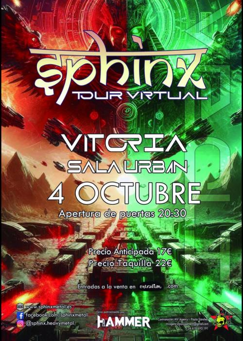 Cartel de Concierto de Sphinx en Vitoria-Gasteiz