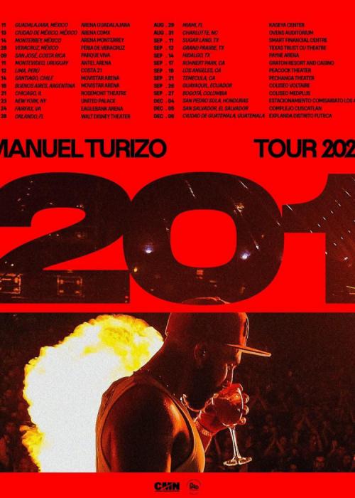 Cartel de Concierto de Manuel Turizo en Murcia