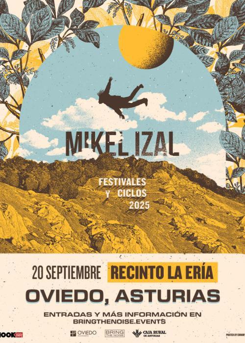 Cartel de Concierto de Mikel Izal en Oviedo