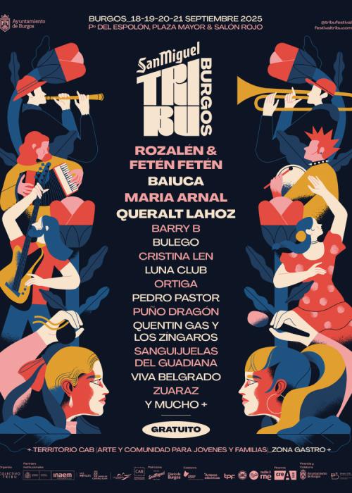 Cartel de Tribu San Miguel Burgos 2025
