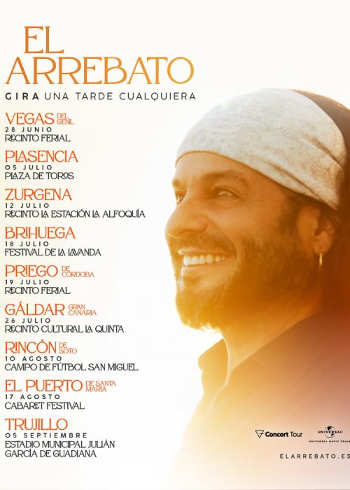 Cartel de Concierto de El Arrebato en Gáldar