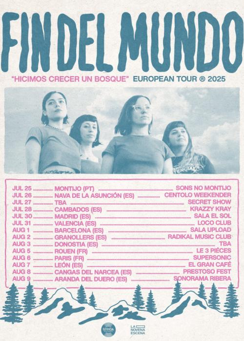 Cartel de Concierto de Fin del Mundo en León