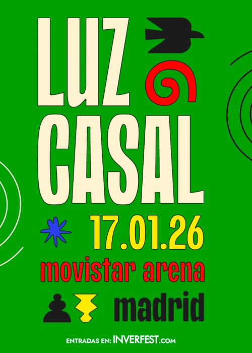 Cartel de Concierto de Luz Casal en Madrid