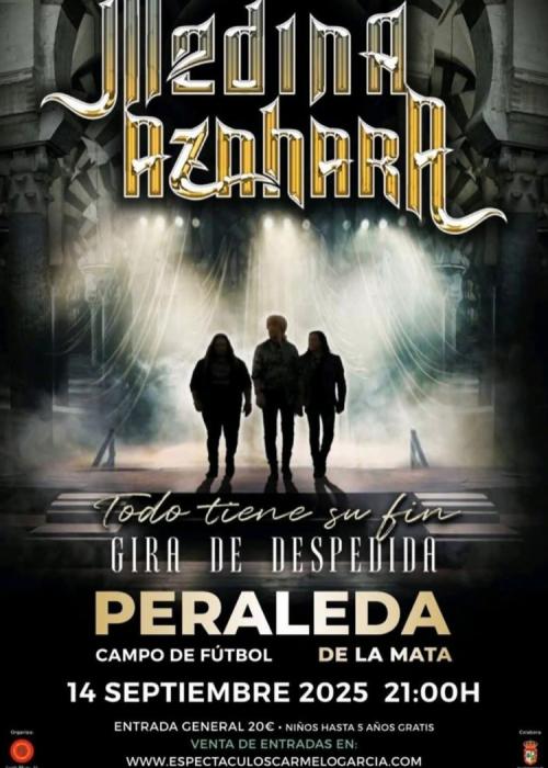 Cartel de Medina Azahara en Peraleda de la Mata - Cáceres