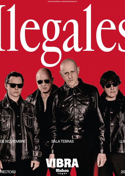 Cartel de Concierto de Ilegales en Lugo