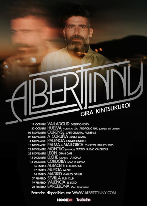 Cartel de Concierto de Alberttinny en Valladolid