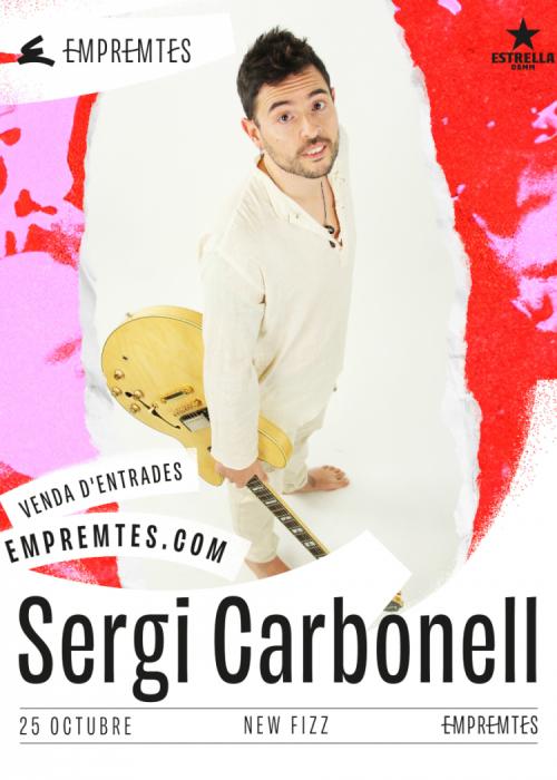 Cartel de Concierto de Sergi Carbonell en Barcelona