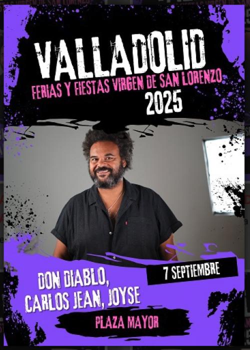 Cartel de Don Diablo + Carlos Jean + Joyse en Valladolid