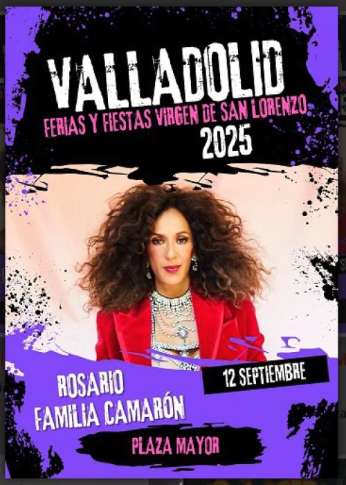 Cartel de Concierto de Rosario en Valladolid