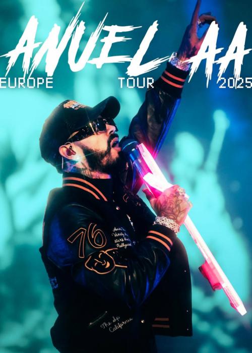 Cartel de Concierto de Anuel AA en Madrid