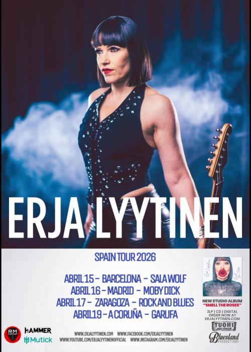 Cartel de Concierto de Erja Lyytinen en Zaragoza
