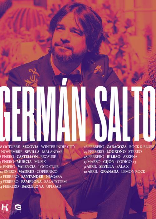 Cartel de Concierto de Germán Salto en Castellón