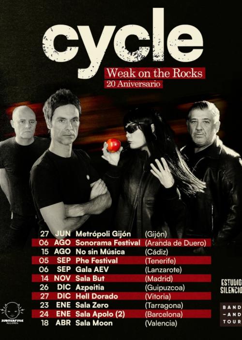 Cartel de Concierto de Cycle en Tarragona