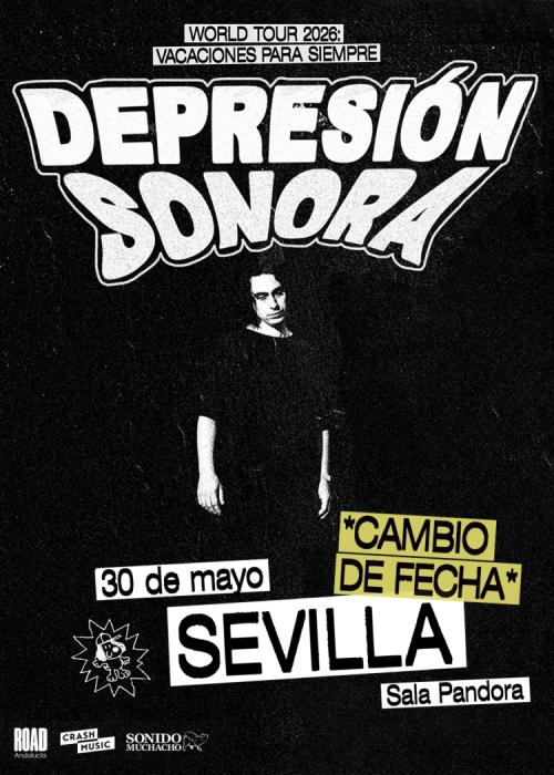 Cartel de Concierto de Depresión Sonora en Sevilla