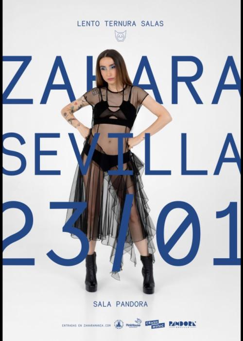 Cartel de Concierto de Zahara en Sevilla