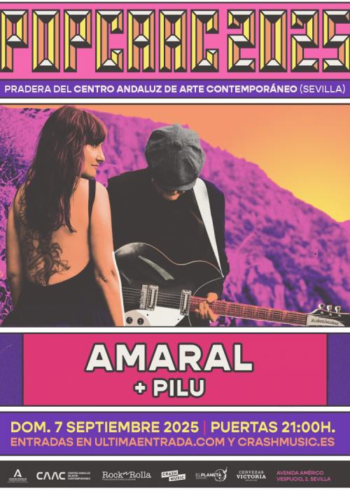 Cartel de Concierto de Amaral en Sevilla